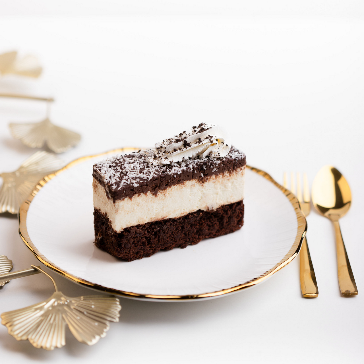 Raffaello – brownie szelet